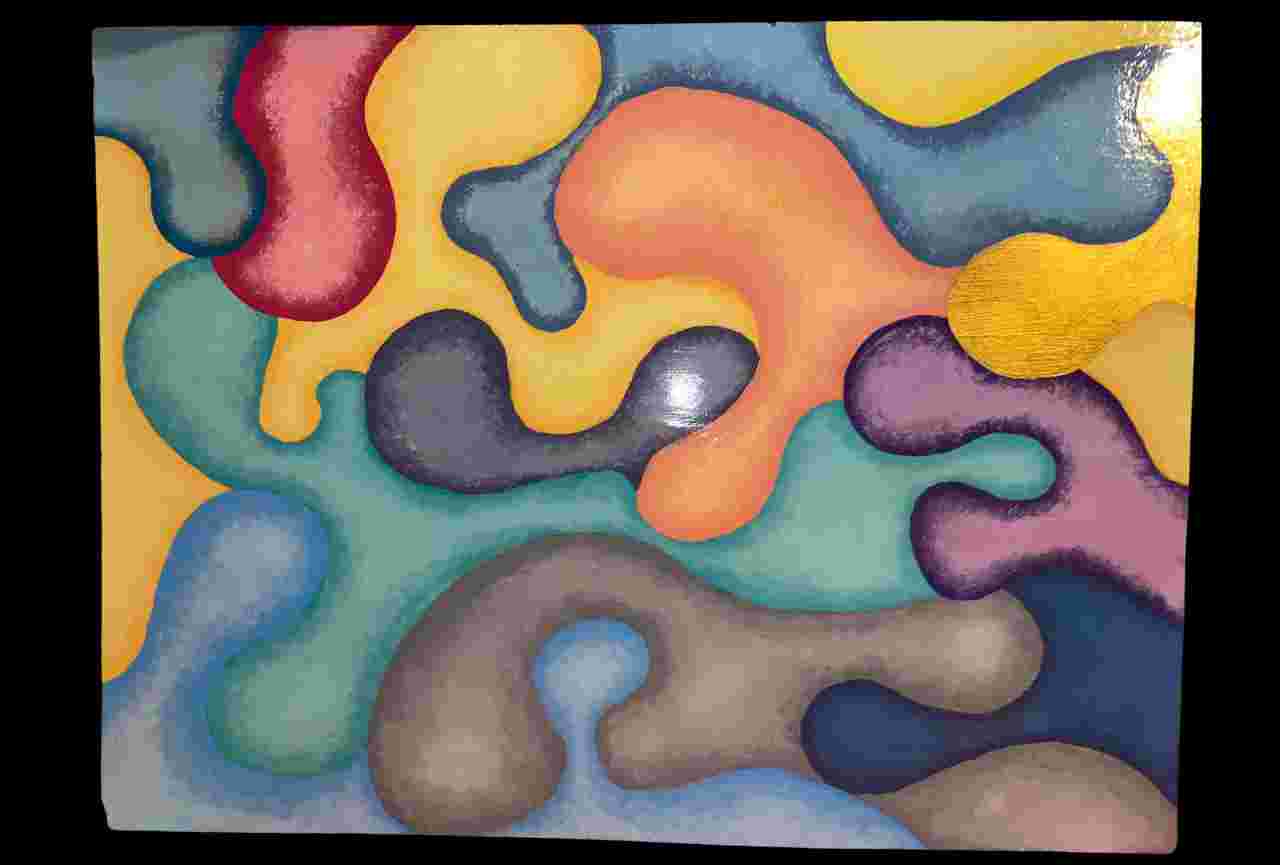 Colourflage on Recycled Wood